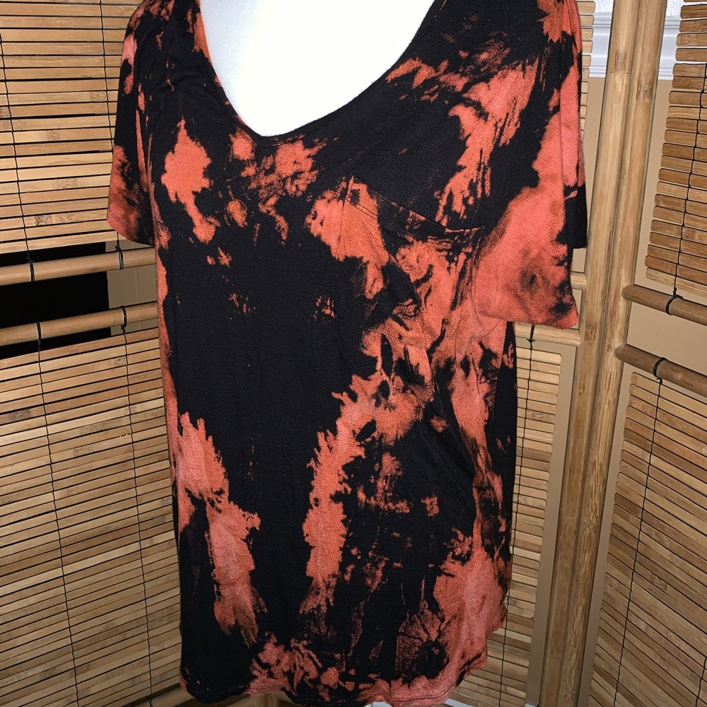 Bleach dyed Top